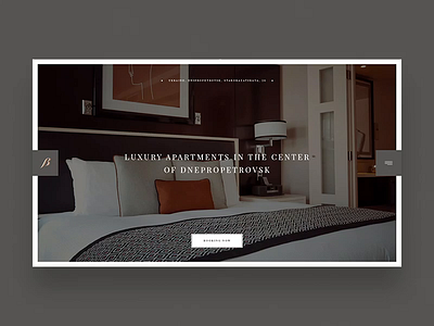 Bon Hotel animation app commerce concept design desktop fashion interface landing minimalism personal portfolio promo slider template typography ui ukraine ux web