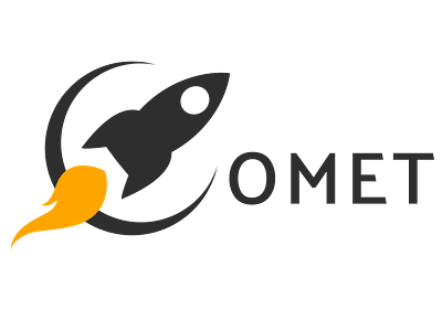 Daily Logo Challenge - Day 1 comet dailylogochallenge design logo rocket rocketship