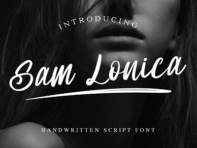 Sam Lonica Font Preview alphabet design font font design letter lettering logo style text type typography