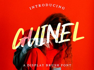 Guinel Roughbrush Display Font Preview abc alphabet brush font design display font font font art font bold font creator font design font designer font preview letter lettering rough brush rough brush font style text type typography