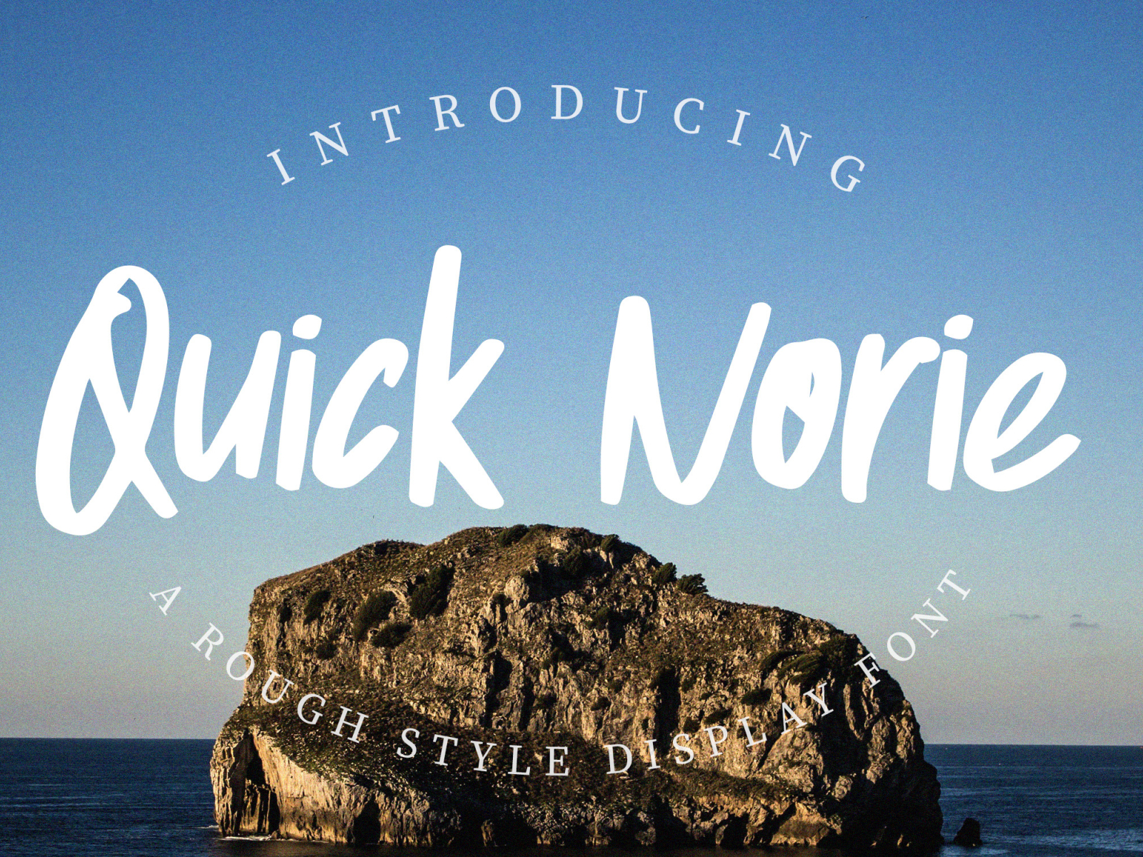 Download Quick Norie Font Preview By Dwi Krisdiantoro On Dribbble PSD Mockup Templates