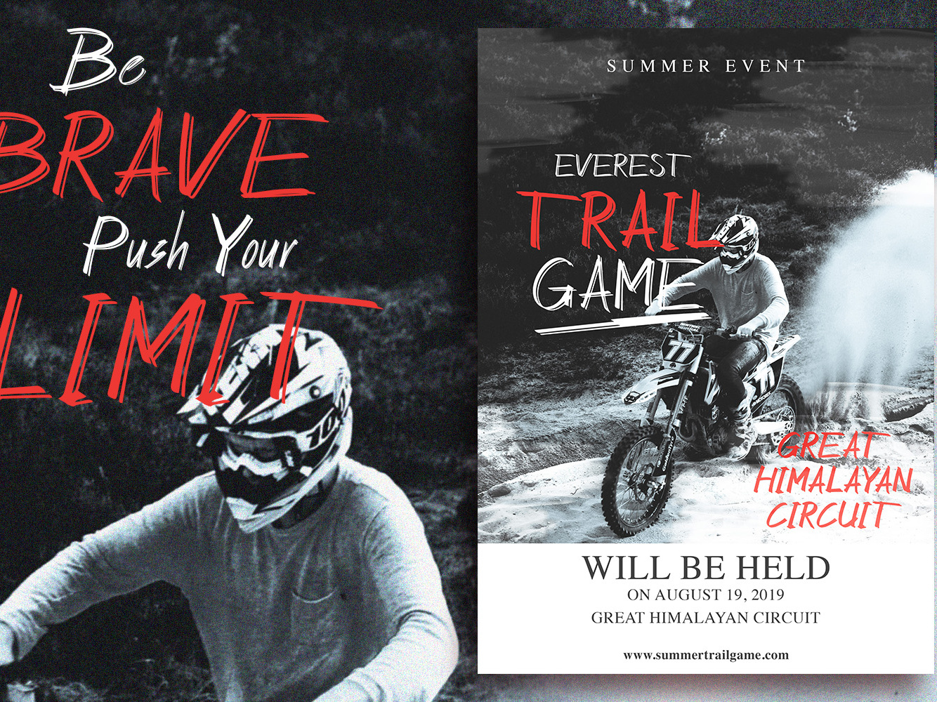 Trail Event Flyer Design template by Dwi Krisdiantoro on Dribbble Trail Event Flyer Design template by Dwi Krisdiantoro on Dribbble