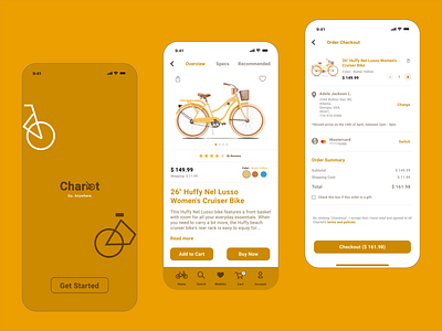 Chariot Bike App Checkout UI