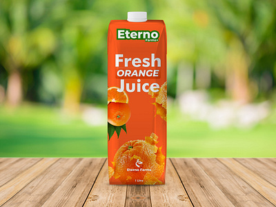 Fresh Orange Fruit Juice Mock Up