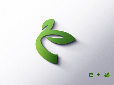 Eterno Logo Design brand identity branding farm food leaf leaf logo logo logo design mockup