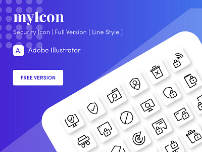 Free Icon | myicon dribbble free icon icon illustration minimalist icon modern icon myicon security icon