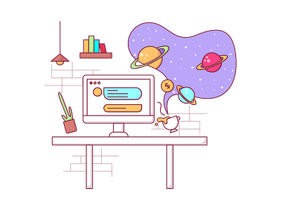 Workspace Illustration