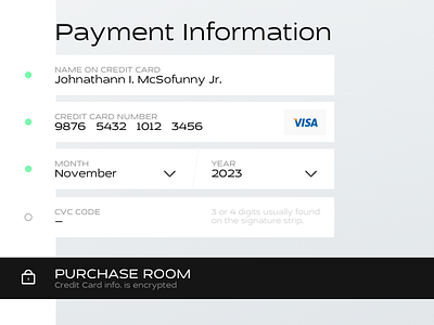 Dailyui 002 Credit Card Checkout