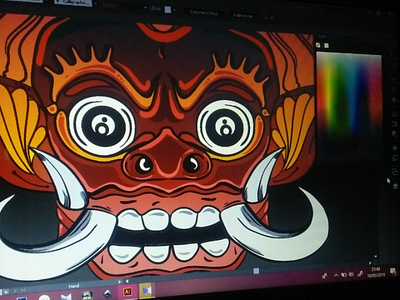 Leak Bali adobe illustrator bali culture graphicdesign hallowen hystory indonesia leak nature story vecktor