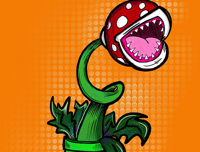 Mario Plant illustration