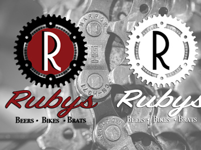 Rubys Logo Mockup brand graphic logo logo design