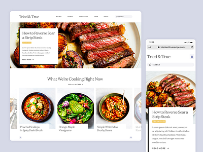 Recipe Blog Design System