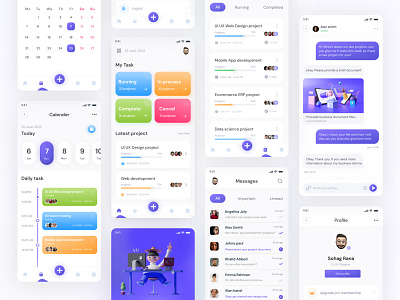 Task manager - Mobile App app design app showcase app ui ux glassmorphism management management app minimal mobile app design project managment sohaguixd task list task management task management app task manager task me todo todo app ui design user interface ux design