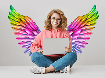 Give wings to your designing career banner career design wings