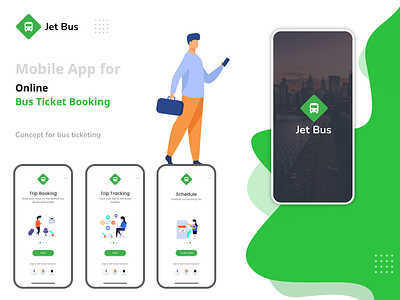 Bus ticket app app design app ui bus ticket app logodesign mobile app