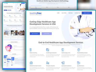 Landing Page doctor fitness healthcare healthy landingpage life