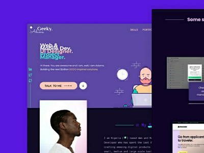 Developer Portfolio Design