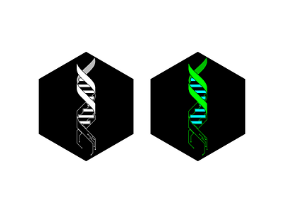 XFF Logo branding circuit cyberpunk dna futuristic hexagon logo