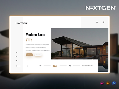 NextGen art branding clean design graphic design logo minimal ui web website