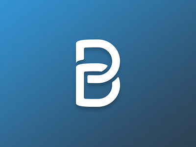 B Monograme b brand branding chain connection icon logo monogram
