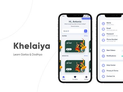 Khelaiya card design garba learning minimalist motion graphics trending typography ui ui design ui ux ui ux design ux ux design