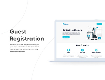 Guest Registration 3d animation branding design golden ratio logo graphic design illustration landing page logo logo design minimalist motion graphics trending typography ui ui design ux design vector