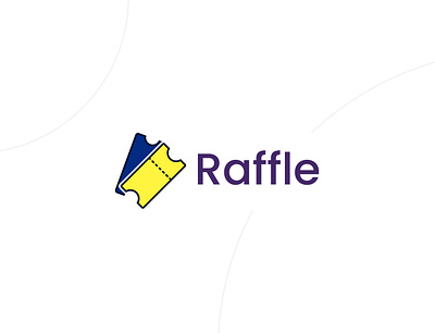 Raffle 3d animation branding design graphic design illustration logo logo design minimalist motion graphics typography ui ux vector