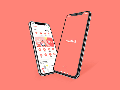 Hihome App - Design Concept application invision studio mobile ui uiux uiuxdesign ux