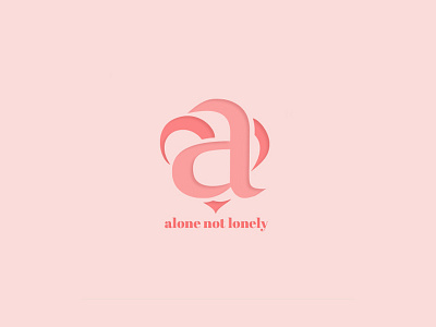 Alone Not Lonely branding dating design icon logo love meetup nyc romance