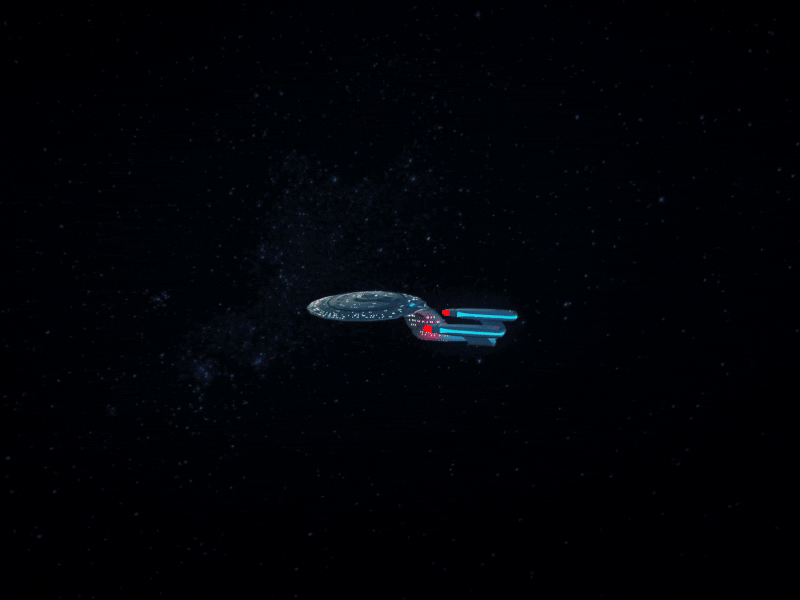 USS Enterprise 1701-D Separation Sequence after effect animation cinema 4d design drive engine enterprise motion graphics pocard saucer sci-fi ship space star star trek warp