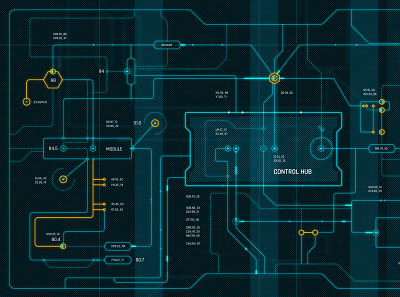 HUD Elements - Volume 1 adobe illustrator after effect animation design display hud motion graphics screen design ui vector