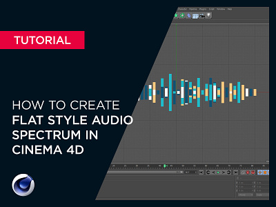 Flat Sudio Spectrum in C4D 3d animation cinema 4d design display flat hud motion graphics screen design ui