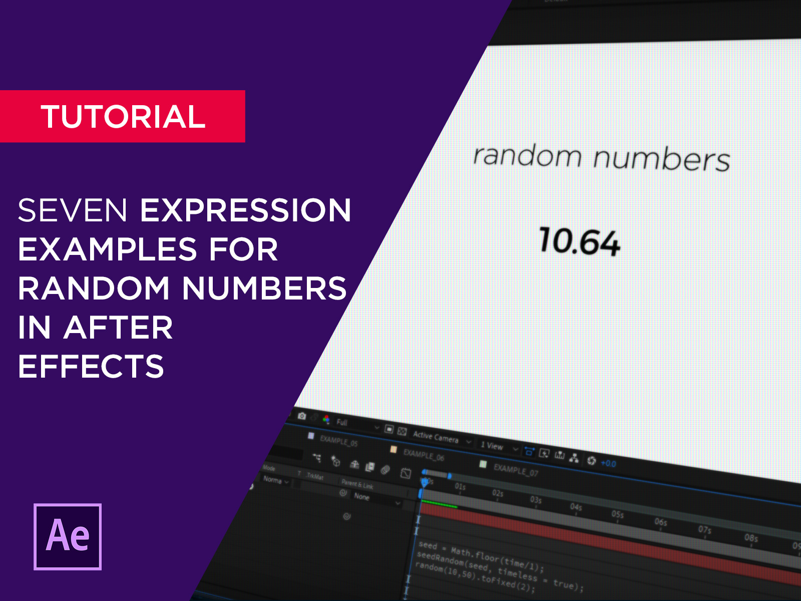 after effects random number every second