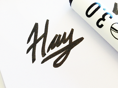 Hay - Calligraphy #2