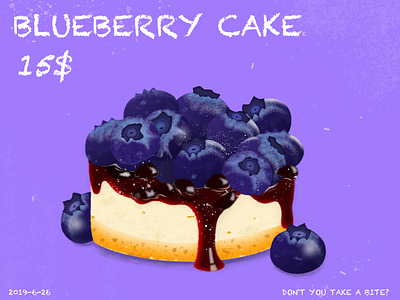 Blueberry cakee