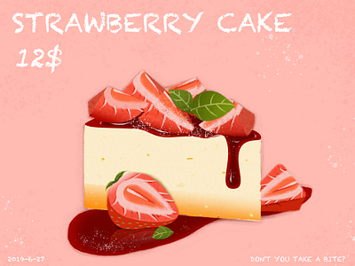 strawberry cake