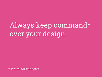 command/control, same diff... design humor mac vs pc typography