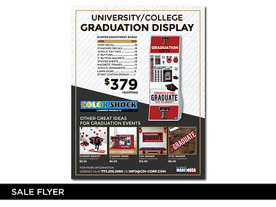 Graduation Display Sale Flyer