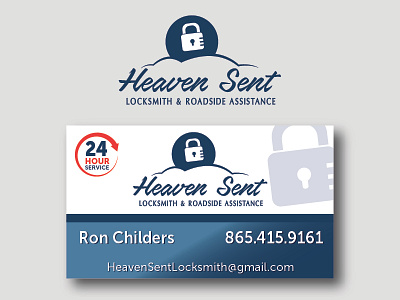 Heaven Sent Logo & Business Card branding