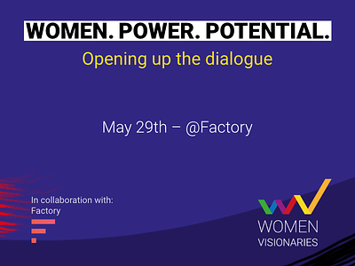 Women Visionaries Debut Event diversity empowerment entrepreneur founder growth leadership logo potential power strength visionary women