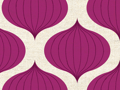 Onion Tea Towel geometric illustration pattern print product vegetable