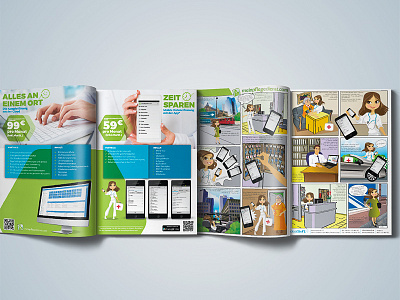 DealSoft GmbH - Magazine branding design illustration photo editing