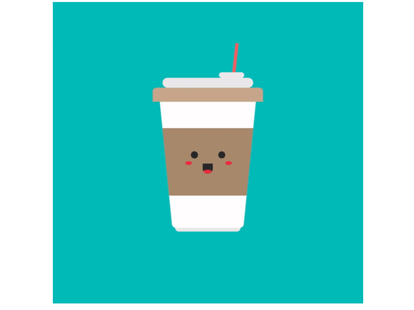 Coffe cup animation