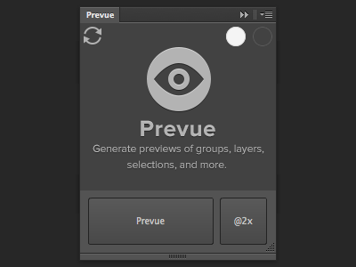 Prevue for Photoshop @2x cc cs6 extension generate groups layers photoshop plugin prevue retina script