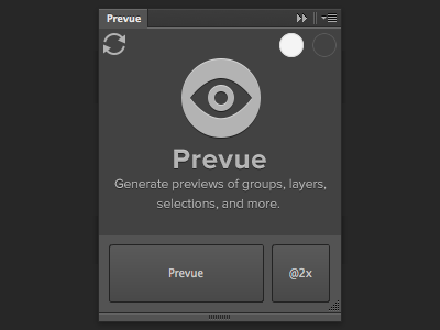 Prevue for Photoshop photoshop plugin extension prevue groups layers retina @2x cc cs6 script generate