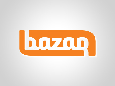 Bazar design logo orange web