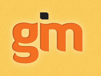 GIM agency logo orange translation type