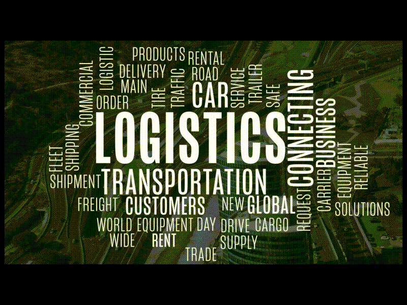 Logistics advertising aftereffects design graphicdesign skillbox