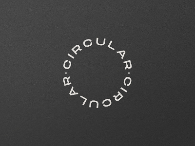 Circular Wordmark Challenge @andrepicarra branding challenge circle circular design identity logo logotype wordmark