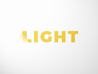 Light Wordmark Logo @andrepicarra branding design gradient gradient logo light light logo logo logo design mark minimal simple logo word wordmark logo wormark yellow